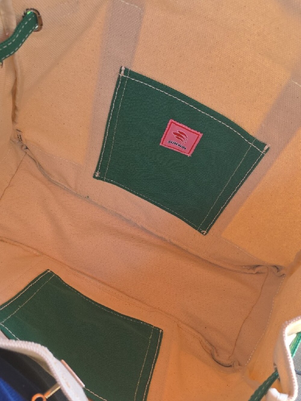 Large Green Boatkin Tote - Picture 6 of 6
